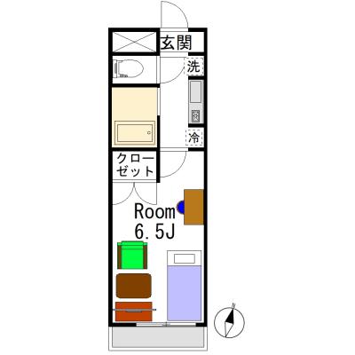 🍀 グランマンスリー🍀 新潟中央区堀之内南R306🌈Wi-Fi無料 ✨駐車場は屋根あり🚗【商業施設多数の桜木エリア】近隣にはコンビニ・飲食店多数あり☆の物件地図