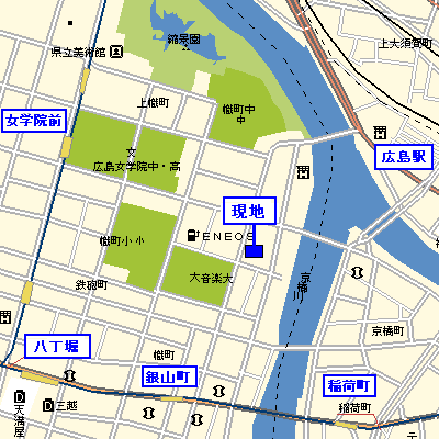 マンスリーリブマックス広島音楽大学前★【NET対応】≪スタンダードシリーズ≫の物件地図