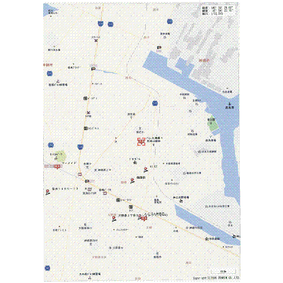 パレス神栖の物件地図