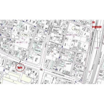 メゾン・ド・ユニヴェール　オートロック付き！角部屋！JR宇都宮駅徒歩９分！の物件地図