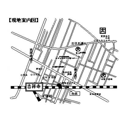 リベストマンスリー吉祥寺１０【ネット光ＷＩＦＩ・ＢＴ別】の物件地図
