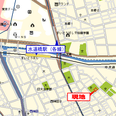 マンスリーリブマックス御茶ノ水明治大学WEST※【浴室乾燥付】≪スタンダードシリーズ≫の物件地図