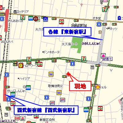 グッドステイ東新宿ステーションフロントタワー■【ハイクラス】の物件地図