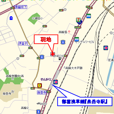 マンスリーリブマックス高輪泉岳寺駅前■【NET対応】≪スマートシリーズ≫の物件地図