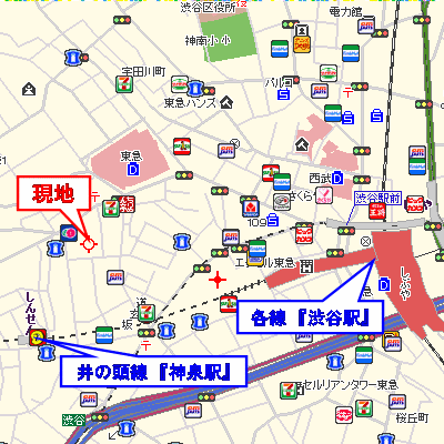 マンスリーリブマックス渋谷松涛文化村通り■【NET対応】≪スマートシリーズ≫の物件地図
