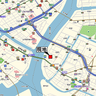 マンスリーリブマックス門前仲町木場リバーサイド※【浴室乾燥・洗浄便座・2口ガス】≪エクセレントシリーズ≫の物件地図