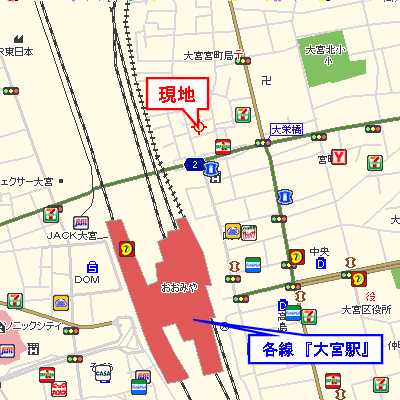 マンスリーリブマックス大宮駅前■【浴室乾燥付】≪エクセレントシリーズ≫の物件地図