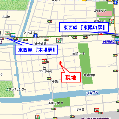 マンスリーリブマックス東陽町木場ステイWEST■【浴室乾燥・2口ガス】≪スタンダードシリーズ≫の物件地図