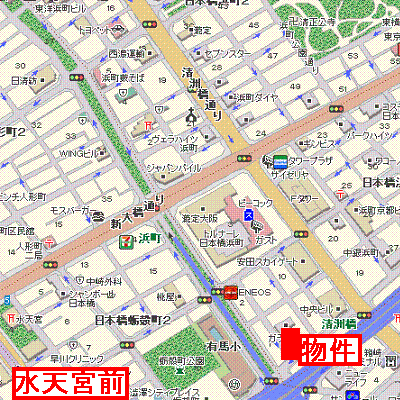 グッドステイ水天宮・日本橋中洲■【ベーシック】の物件地図