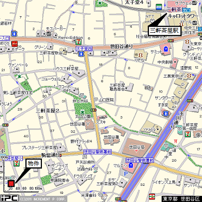 マンスリーリブマックス世田谷駒沢大学EAST■【UBタイプ】≪スマートシリーズ≫の物件地図