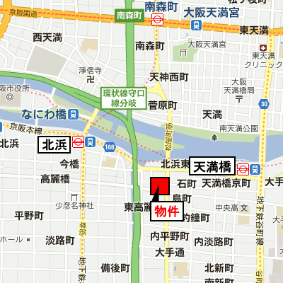 マンスリーリブマックス中之島公園レジデンス■【駅5分・NET対応】≪スタンダードシリーズ≫の物件地図