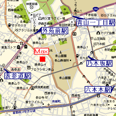 グッドステイ表参道・外苑前■【ライト・20㎡・オートロック】の物件地図