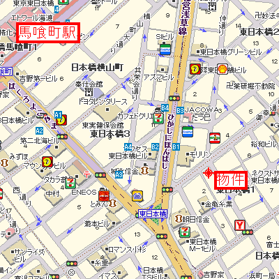 グッドステイ東日本橋ステーションフロント▲『駅徒歩1分・浴室乾燥付』【ベーシック】の物件地図