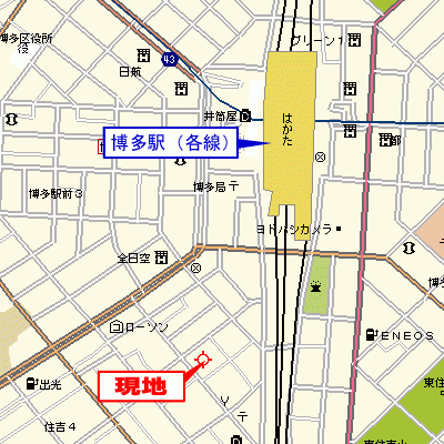 グッドステイ博多駅前エスタディオ□※【ベーシック・NET対応】の物件地図