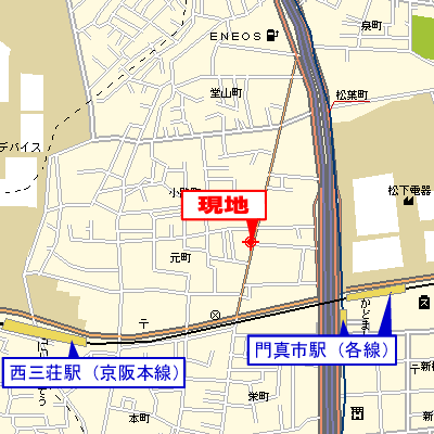 グッドステイ門真市駅前□【ベーシック・NET対応】の物件地図