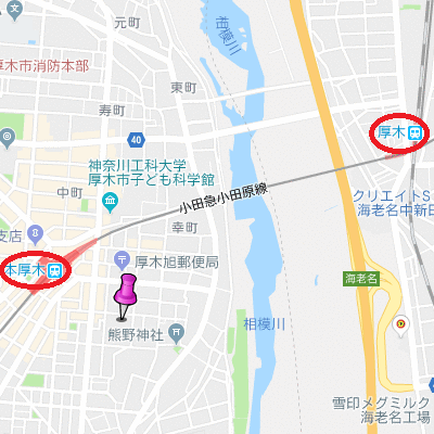 マンスリーリブマックス小田急本厚木南口ステイ◎『駅5分』≪スマートシリーズ≫の物件地図
