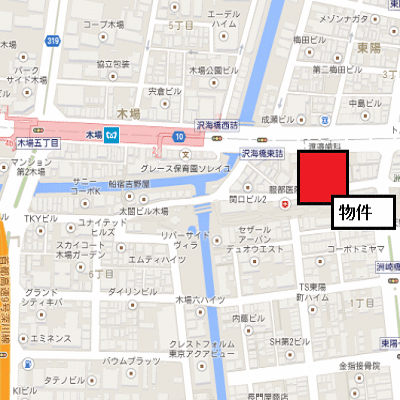 マンスリーリブマックス東西線木場駅前■『25平米・駅2分』【追い焚き機能・独立洗面・浴室乾燥付】≪エクセレントシリーズ≫の物件地図
