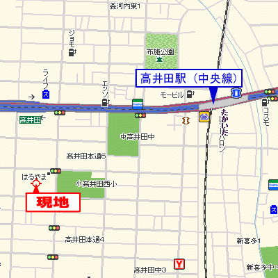 グッドステイ大阪・高井田アパートメンツ□【ベーシック・NET対応・洗浄機能付便座】の物件地図
