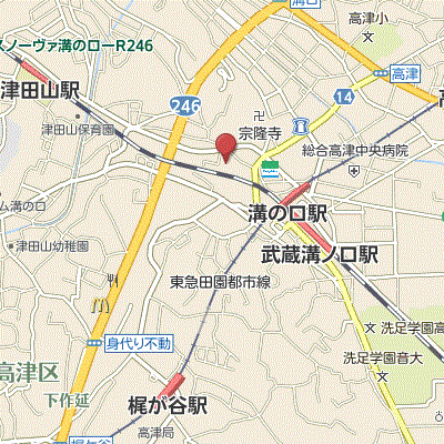 マンスリーリブマックス溝の口駅前ステイ■≪スマートシリーズ≫の物件地図
