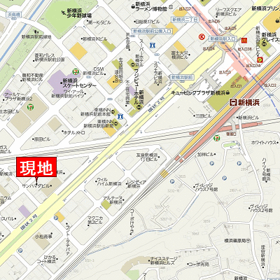 グッドステイ新横浜一丁目※《29平米》【ハイクラス・独立洗面】の物件地図