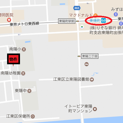 マンスリーリブマックス東陽町WESTフリステーラ■【独立洗面・浴室乾燥付】≪エクセレントシリーズ≫の物件地図