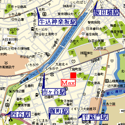 グッドステイ市ヶ谷三番町□【ベーシック】の物件地図