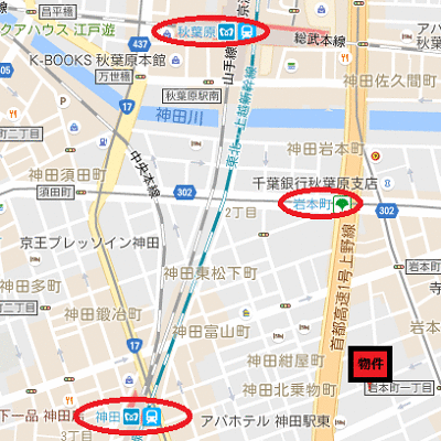 グッドステイ神田駅東■【ハイクラス】の物件地図