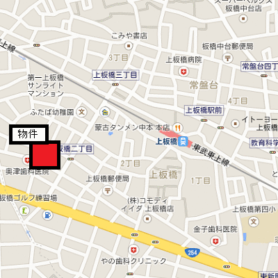 グッドステイ上板橋レジデンス■【ハイクラス・セミダブル】の物件地図