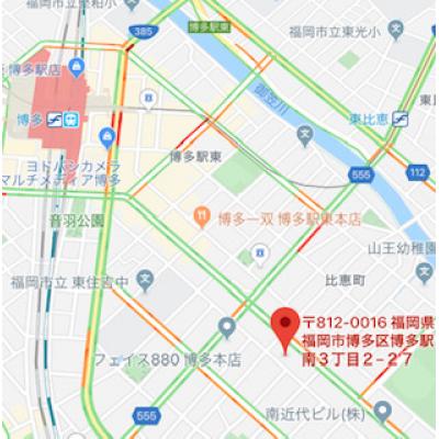 ヒューマンズ博多駅南　A３の物件地図