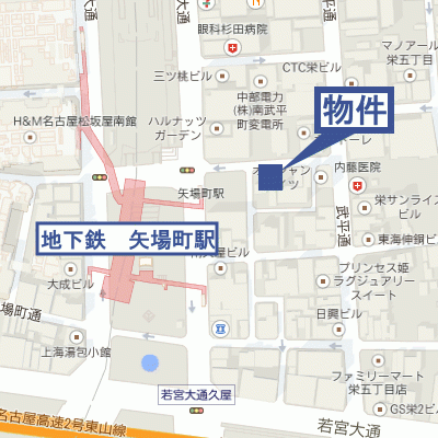 グッドステイ名古屋栄エンゼル■【ベーシック・NET対応】の物件地図