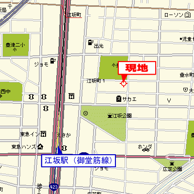 グッドステイ江坂AZURE■【ベーシック・NET対応】の物件地図