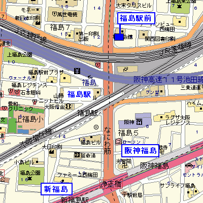 グッドステイ福島駅前□●【ベーシック・駅２分・NET対応】の物件地図