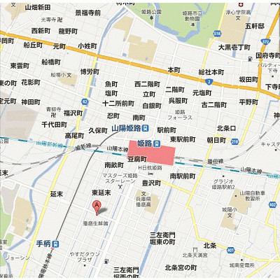 グッドステイ姫路駅南■【ライト・NET対応】の物件地図