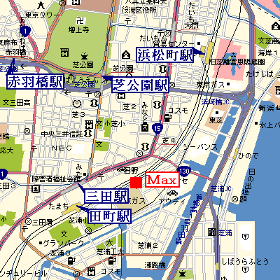 グッドステイ田町ステーションラグジュアリー□『1K・24平米』【ベーシック】の物件地図