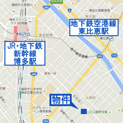 グッドステイ博多WEST■【ベーシック・NET対応・洗浄機能付便座・独立洗面台付】の物件地図