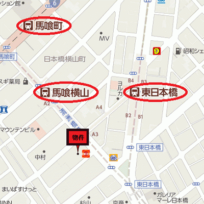 グッドステイ東日本橋駅前▲『1K・19平米・駅1分・セパレート・浴室乾燥・洗浄便座』【ベーシック】の物件地図
