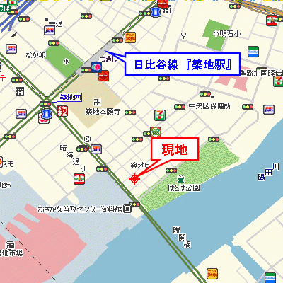 グッドステイ築地銀座東■『浴室乾燥暖房付』【ハイクラス】の物件地図