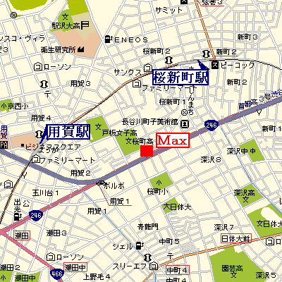 グッドステイ世田谷桜新町ステイ□『20㎡セパレート・浴室乾燥付』【ベーシック】の物件地図