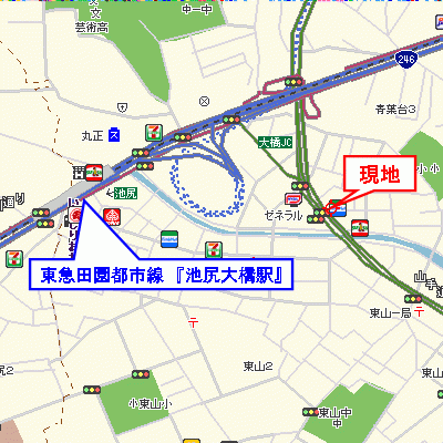 グッドステイ中目黒青葉台ステイアネックス●『25㎡・1DK』【ベーシック・ネット無料】の物件地図