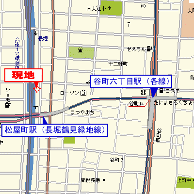 グッドステイ松屋町■【ベーシック・駅2分・NET対応】の物件地図