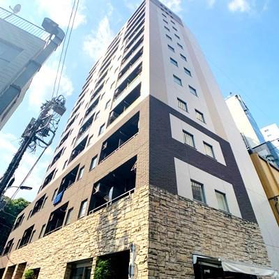 [六本木一丁目駅]マンスリー12A：1K、19平米(2階)の物件地図