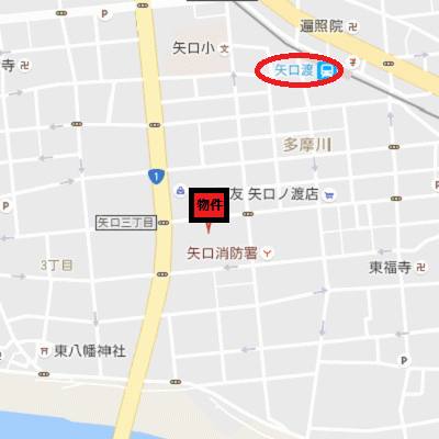 グッドステイ多摩川・矢口渡SOUTHレジデンス■【ライト】の物件地図