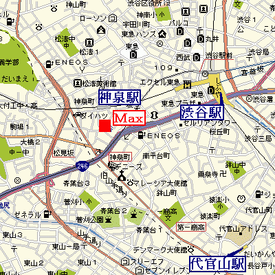 グッドステイ渋谷神泉南口■『UBタイプ』【ライト】の物件地図