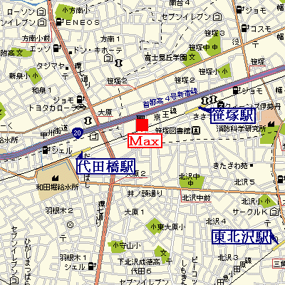 グッドステイ笹塚一丁目※【ベーシック・20㎡・セパレート・駅4分】の物件地図