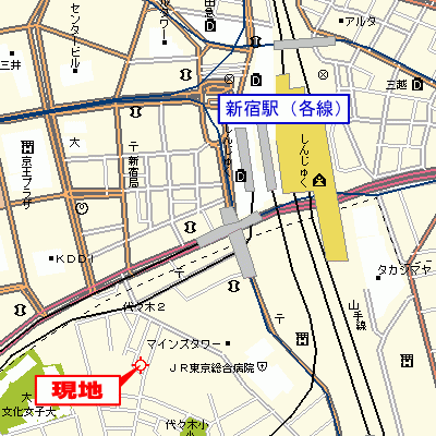 グッドステイ南新宿代々木二丁目ラグジュアリー■『セパレート』【ベーシック】の物件地図
