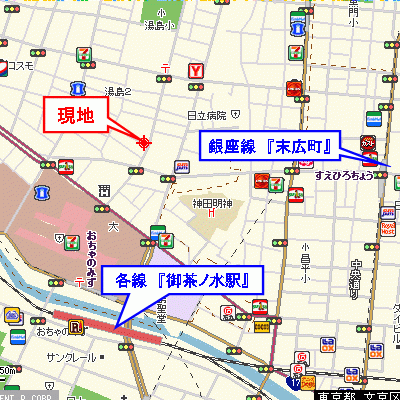 グッドステイ御茶ノ水順天堂フロント□『浴室乾燥付』【ベーシック】の物件地図