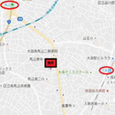 グッドステイ南馬込ルーブルステイ※【ベーシック・24平米・1DK】の物件地図