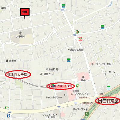 グッドステイ三軒茶屋ディアレイシャス☆『25平米』【ハイクラス】の物件地図