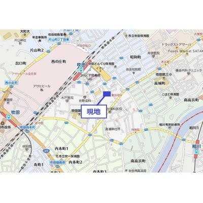 「JR吹田駅」徒歩4分｜イオンショッピング近くⅠの物件地図