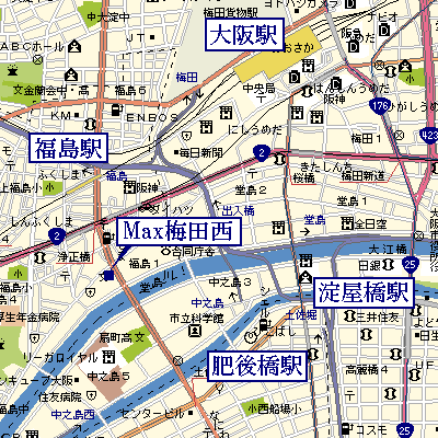 グッドステイ中之島NORTH■エグゼ【ベーシック・NET対応・セパレート・独立洗面台】の物件地図
